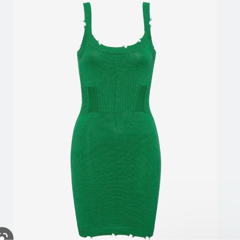 SER.O.YA GREEN MINI DRESS